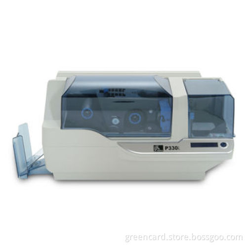 Card Printer with Edge-to-edge Printing Standard and Monochrome Thermal Transfer Mode